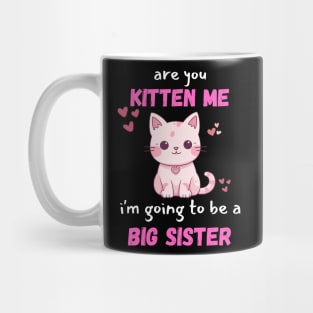 funny pregnancy announcementt  Promoted To Big Sister 2024 Mug